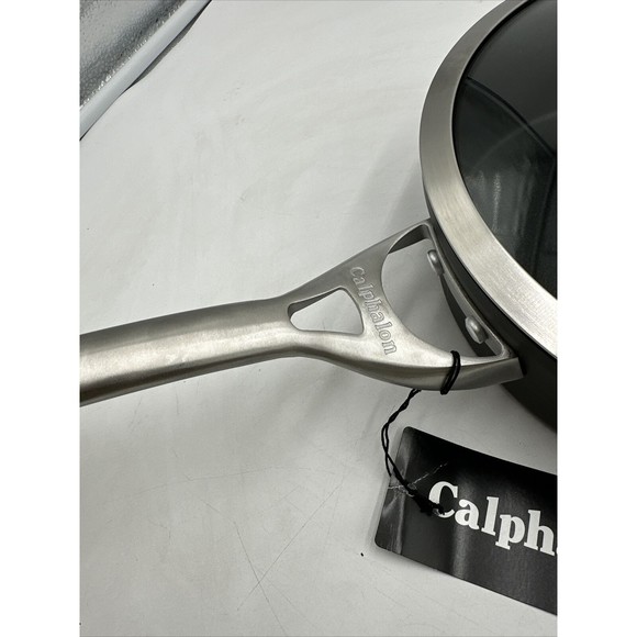 Calphalon Contemporary 3qt Hard-Anodized Nonstick Cookware Saute Pan & Lid -New - Picture 5 of 9